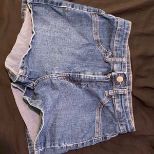 mini jean shorts